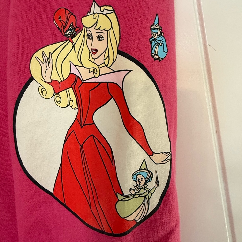 Disney Princess Pink Sweatshirt Adult-Small - Picture 6 of 8
